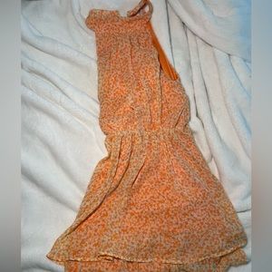 Orange dress size small